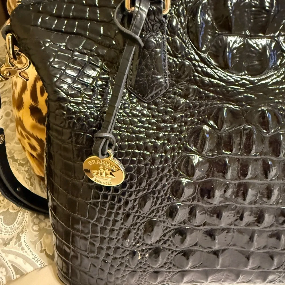 Brahmin Duxbury satchel! Medium size Black! - Picture 2 of 6